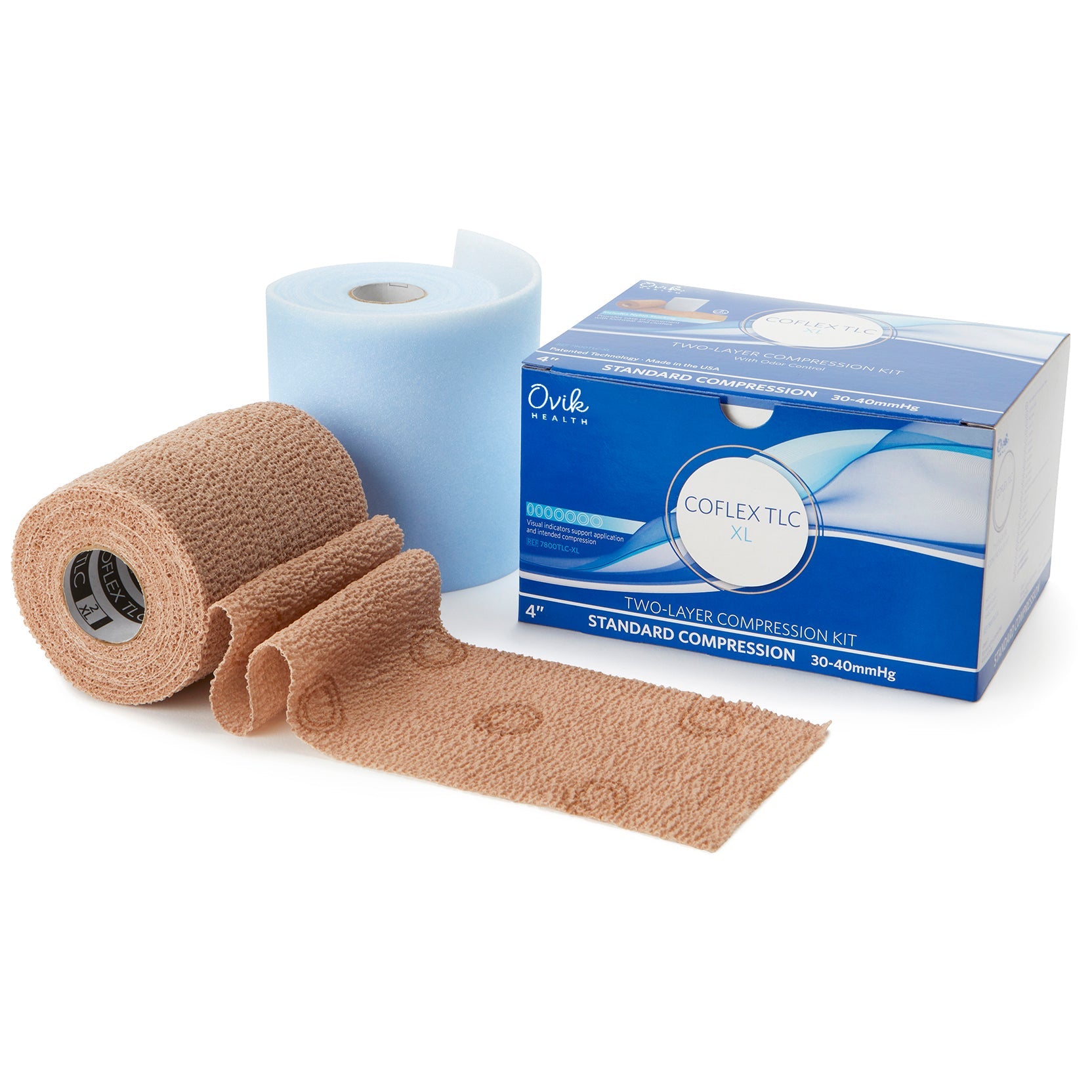 CoFlex TLC Standard XL Compression Bandage, 4" 2 Box