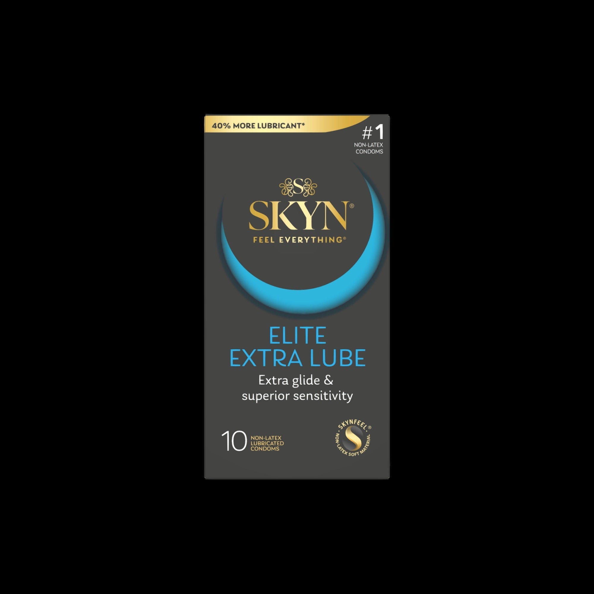 SKYN Elite Non-Latex Condoms, Extra Lube, 10 ct