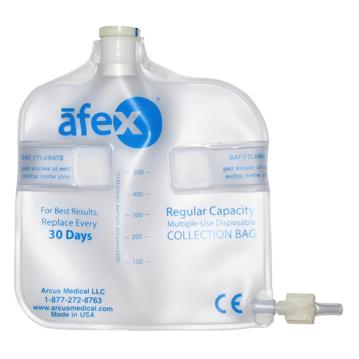 Afex Collection Bag, Direct Connect, 500ml, Standard, Non-Vented 1 Each