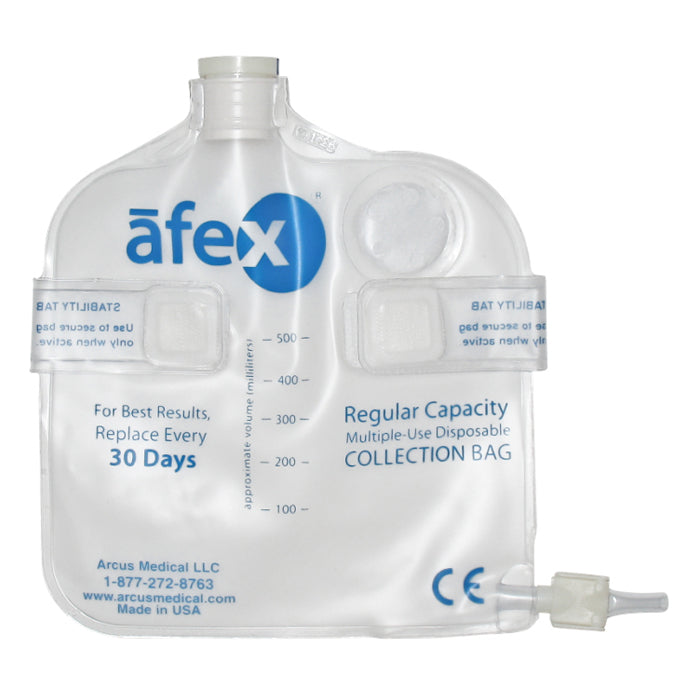 Afex Collection Bag, Direct Connect, 500ml, Standard, Vented 1 Each