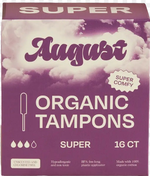 August Super Tampons, 16 ct 16 Box