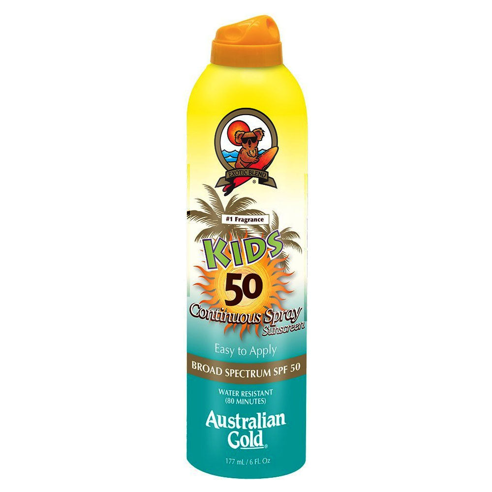 Australian Gold SPF 50 Continuous Spray, Kids, 6 ounce 1 Each