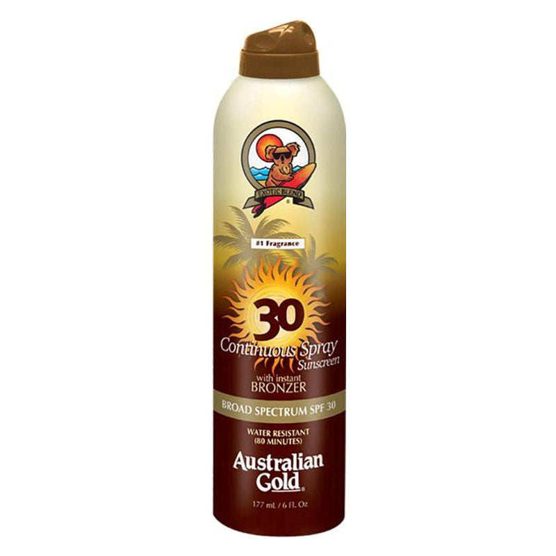 Australian Gold SPF 30 Continuous Spray Bronzer, 6 ounce 1 Each