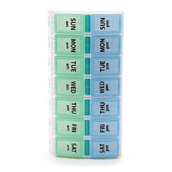 EZY Dose 7 Day AM/PM Travel Pill Container, Large 1 Each