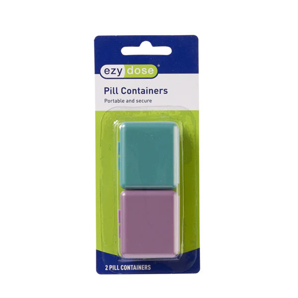 Ezy Dose Pockettes Pillbox, 2 ct 1 Each