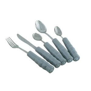 Weighted Handle Fork 1" dia., Grey, Stainless Steel 1 Each