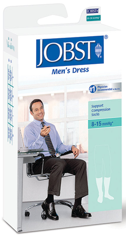 Men's Dress Supportwear Knee-High Compression Socks X-Large, Black 1 Each