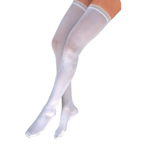 Anti-EM/GP Knee-High Seamless Anti-Embolism Elastic Stockings X-Large, White 12 Box
