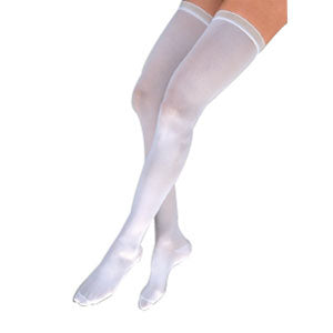 Anti-EM/GP Thigh High Seamless Anti-Embolism Elastic Stockings 2X-Large, White 6 Box