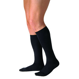 Knee-High Men's CasualWear Compression Socks Large Full Calf, Black 1 Each