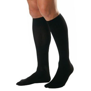 Jobst for Men Casual 30-40 Knee High Closed Toe Extra Large Full Calf Black 1 Each