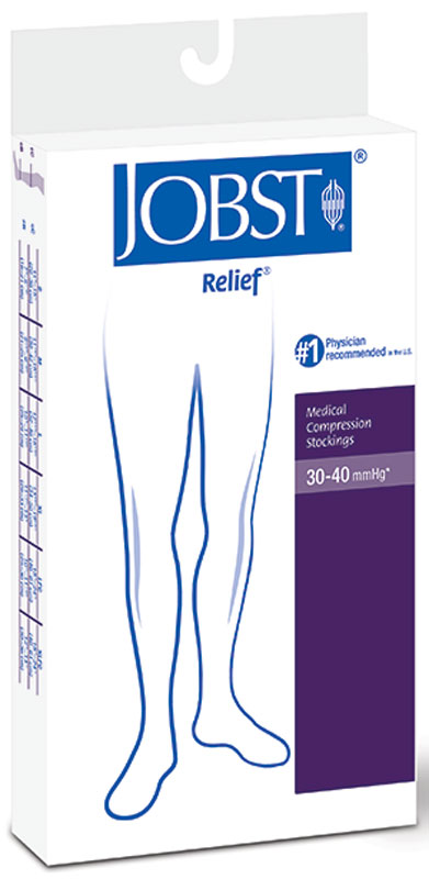 Relief Knee-High Extra Firm Compression Stockings X-Large, Beige 1 Each