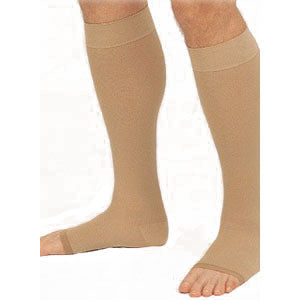 Relief Knee-High Extra-Firm Compression Stockings X-Large, Beige 1 Each