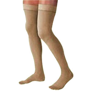 Relief 30-40mm Thigh High,Beige, Large, Closed Toe 1 Each