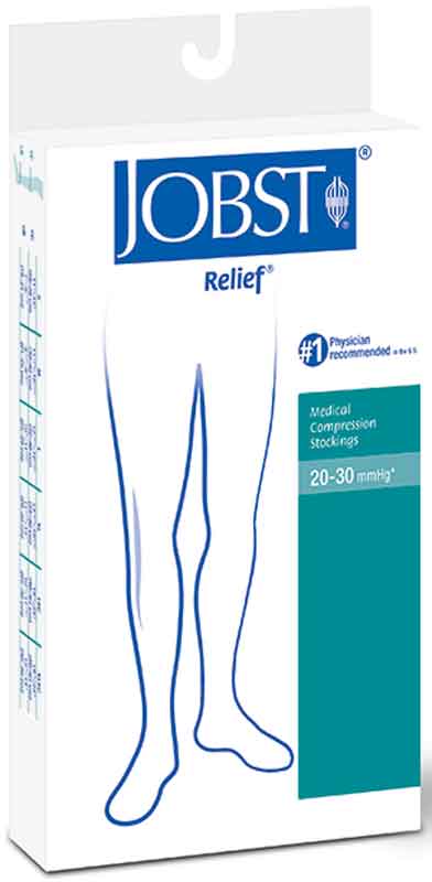 Relief Knee-High Firm Compression Stockings X-Large, Black 1 Each