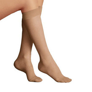 Relief Knee-High, 20-30 mmHg, Medium, Closed Toe, Beige 1 Each