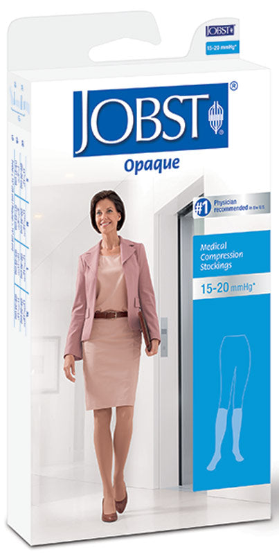 Knee-High Firm Opaque Compression Stockings Medium, Black 1 Each