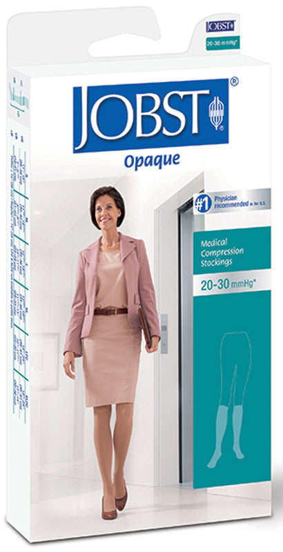 Knee-High Firm Opaque Compression Stockings Large, Black 1 Each