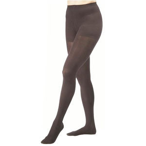 Opaque Pantyhose, 20-30mmHg, X-Large, Closed Toe, Classic Black 1 Each