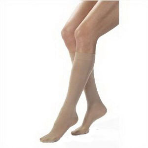 Opaque Knee-High Moderate Compression Stockings Medium, Natural 1 Each