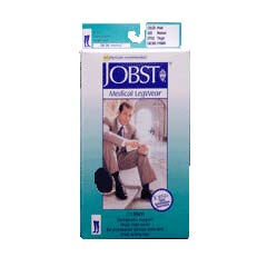 Jobst For Men Thigh High, 20-30 mm,Black,E-Large 1 Each