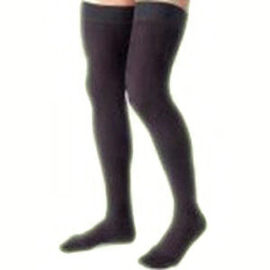 Opaque Women's Thigh-High Moderate Compression Stockings X-Large, Black 1 Each