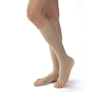 Knee-High Firm Opaque Compression Stockings in Petite Large, Natural 1 Each