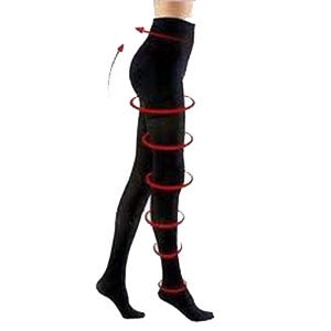 UltraSheer Supportwear Women's Mild Compression Pantyhose X-Large, Black 1 Each