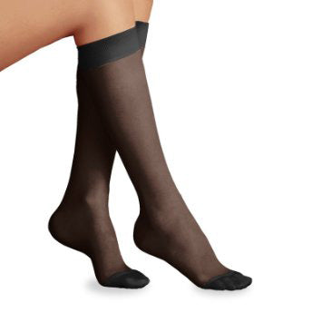 Ultrasheer Knee 20-30 Clsd Black Large Full Calf 1 Each