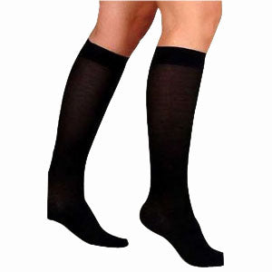 UltraSheer Knee-High Firm Compression Stockings X-Large Full Calf, Black 1 Each