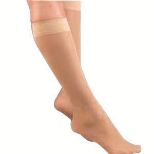 UltraSheer Knee-High Firm Compression Stockings X-Large Full Calf, Natural 1 Each