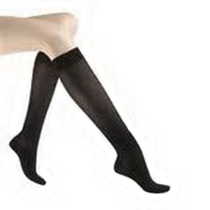 Ultrasheer, 20-30, Knee, Med, Open Toe, Black 1 Each