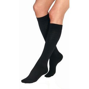 UltraSheer Knee-High Extra-Firm Compression Stockings Medium, Black 1 Each