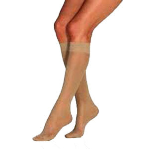 UltraSheer Knee-High Firm Compression Stockings Small, Suntan 1 Each