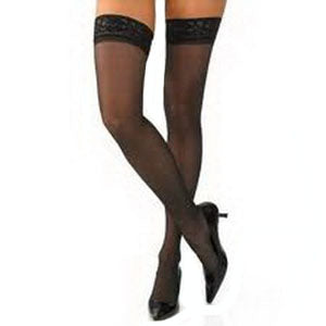 Lrg Thigh-Hi, Black, Clsd Toe Ultrasheer, 20-30 mm 1 Each