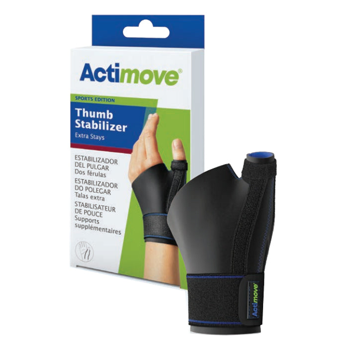 Actimove Thumb Stabilizer Extra Stays, Small/Medium, Black 1 Each