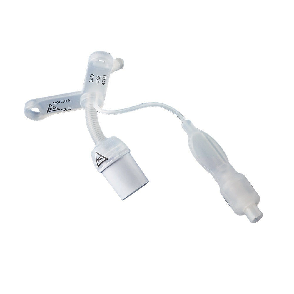 Smiths Medical ASD, Inc. Bivona Flextend TTS Neonatal V-Neck Flange Tracheostomy Tube, Size 3.5 1 Each