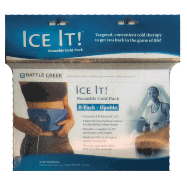 Ice It! ColdComfort Cold Therapy Refill, B-Pack Double 6" x 9" 1 Each