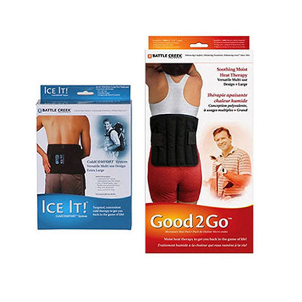 Back Pain Kit with Electric Moist Heat and Cold Therapy 1 Each