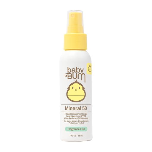 Baby Bum SPF 50 Mineral Sunscreen Spray, Fragrance Free, 3 oz 1 Each