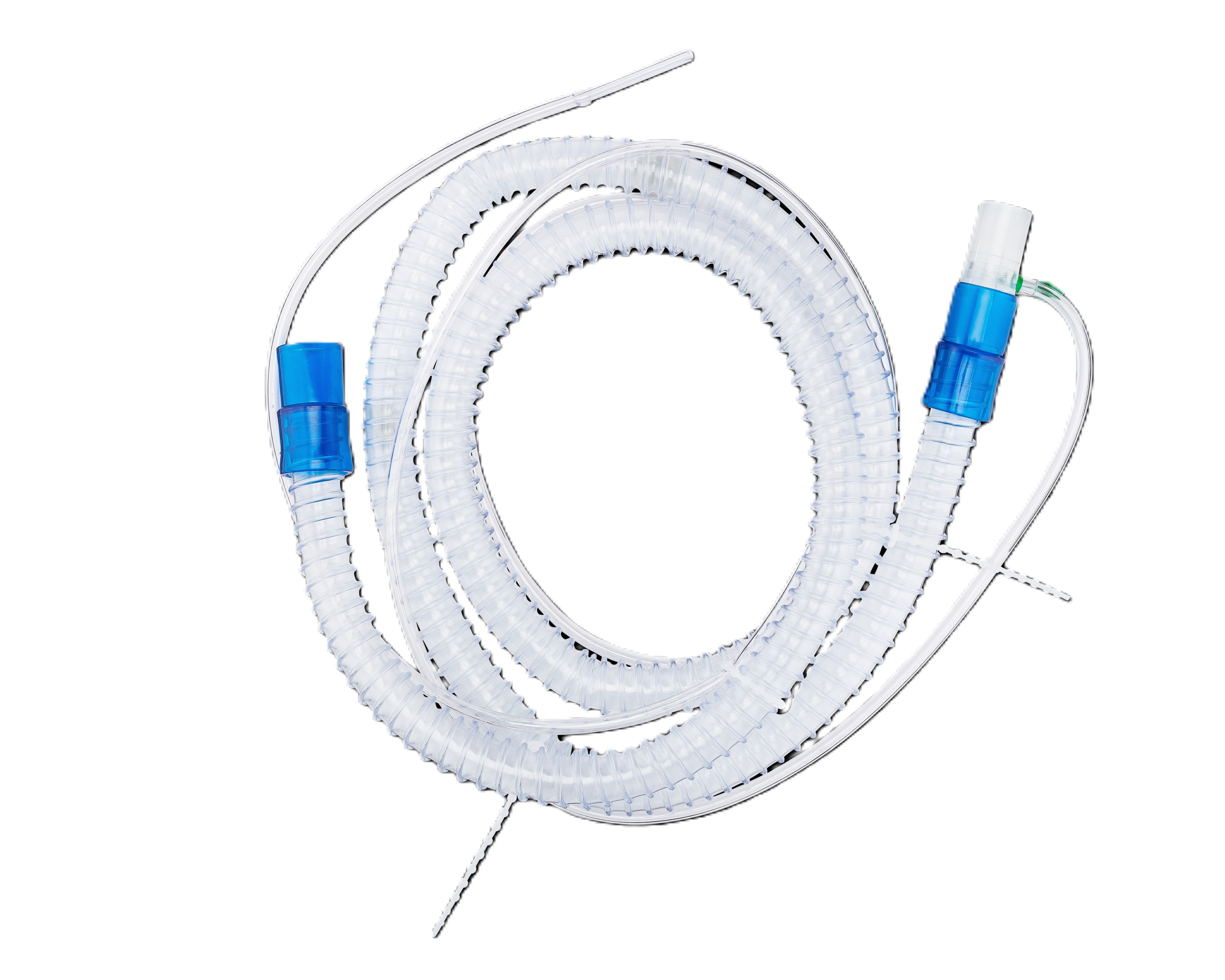 CircuitLife Passive Pediatric Smoothbore Breathing Circuit with Fixed Exhalation Port and Pressure Line; 15mm, 6 ft 1 Each