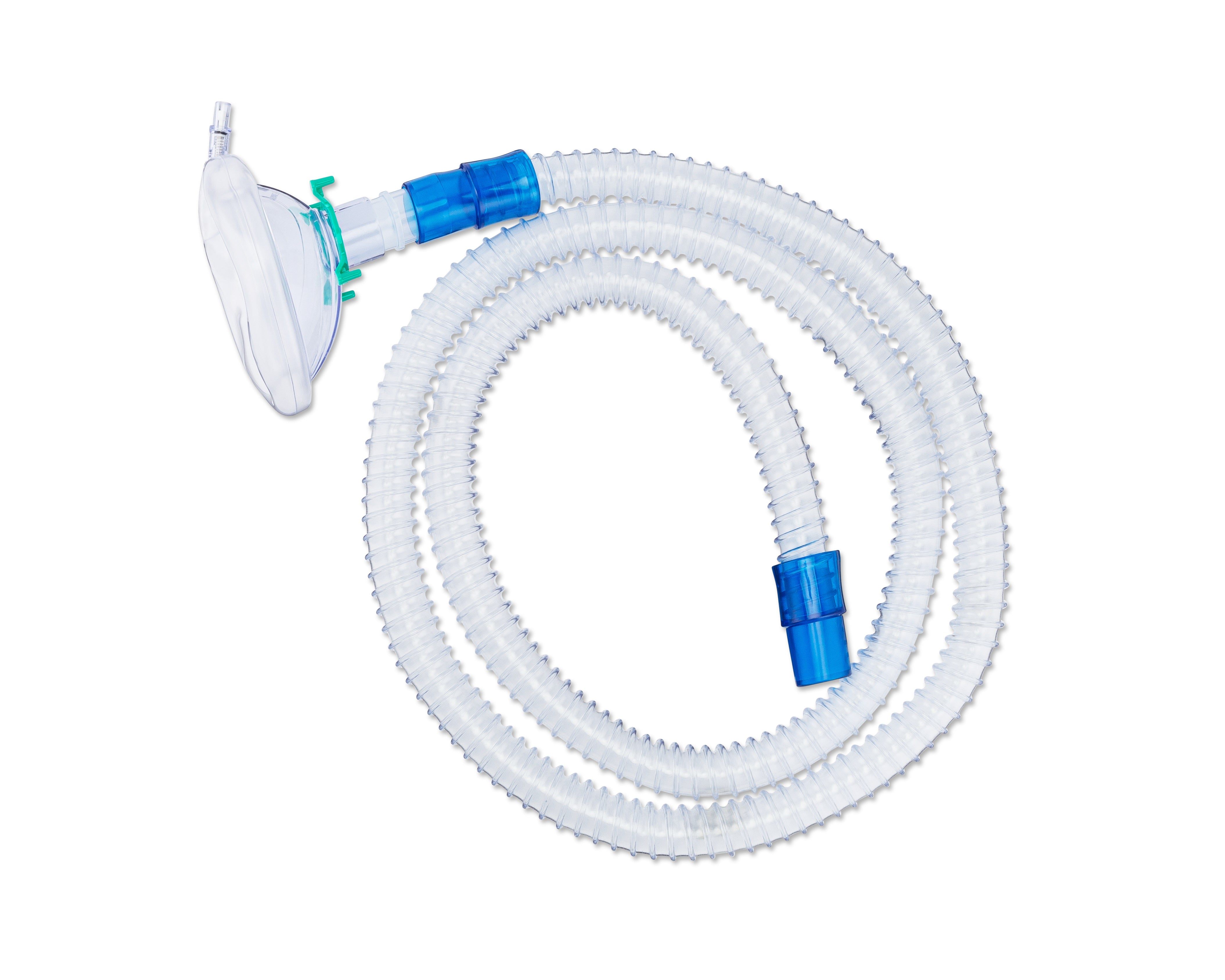 CircuitLife Cough Assist Smooth Bore Breathing Circuit and Mask, Adult, Small 1 Each