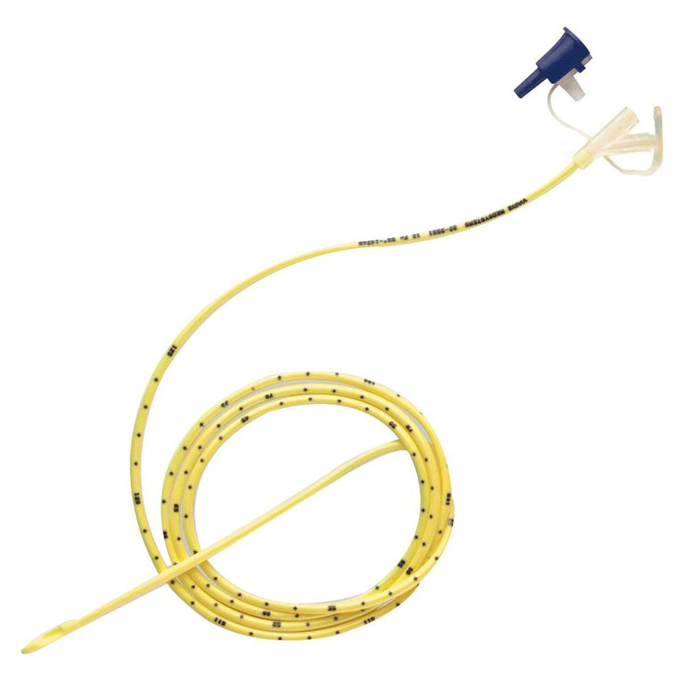CORFLO Ultra-Lite Anti-IV Nasogastric Feeding Tube with Stylet 6 Fr 22" 1 Each