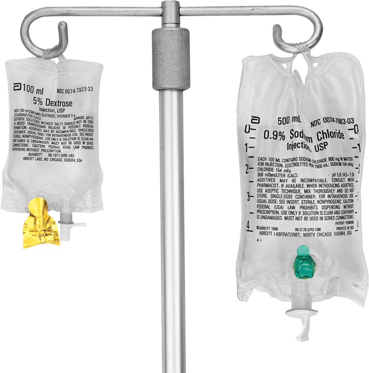 ChemoPlus IVA Seal for Baxter's Viaflex and Mini-Bag Plus Container IV Bag, Red 1000 Box
