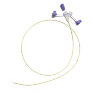 CORFLO Nasogastric Pediatric Feeding Tube, Weighted With Stylet and ENFit Connector, 6FR 22" (56 cm) 1 Each