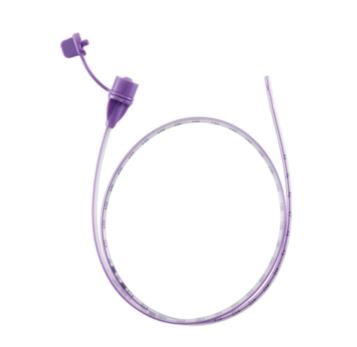 NeoMed ENFit Polyurethane Enteral Feeding Tube, Purple, 8 Fr 90 cm, Sterile 1 Each