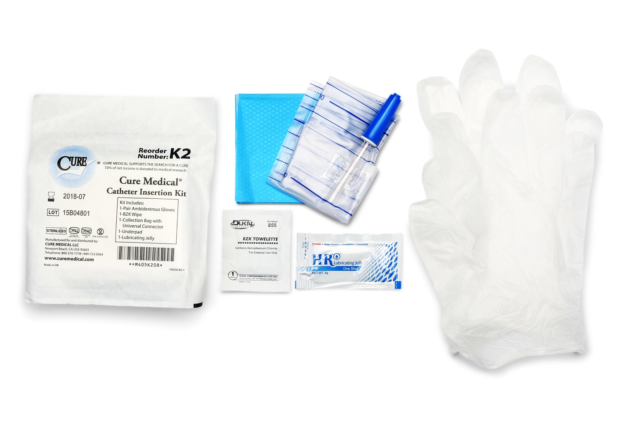 Cure Medical Catheter Insertion Kit 1 Each