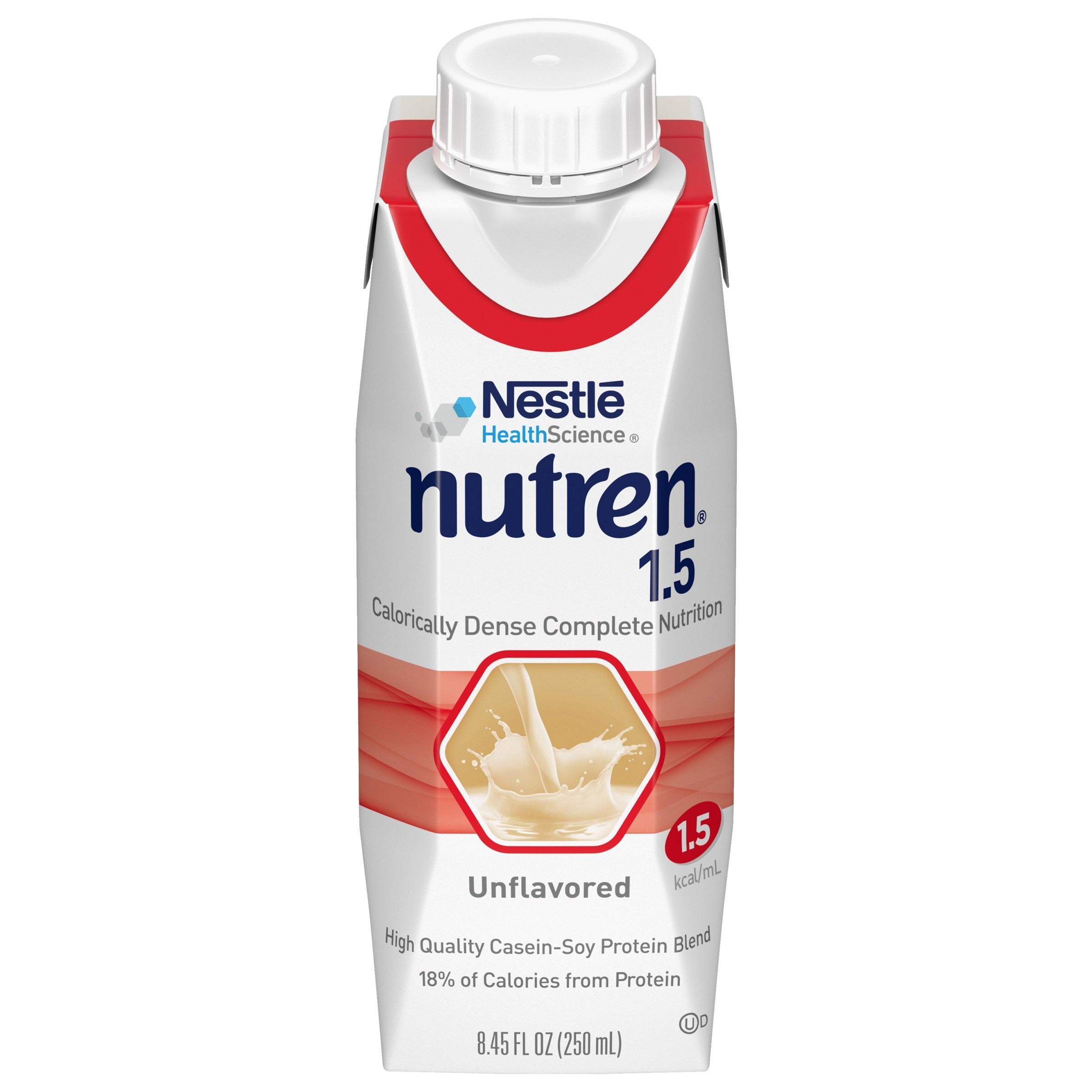 Nutren 1.5 Complete Liquid Nutrition Unflavored 8 oz. Reclosable Tetra Prisma Carton 1 Each