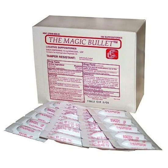 Magic Bullet Suppository 100 Box