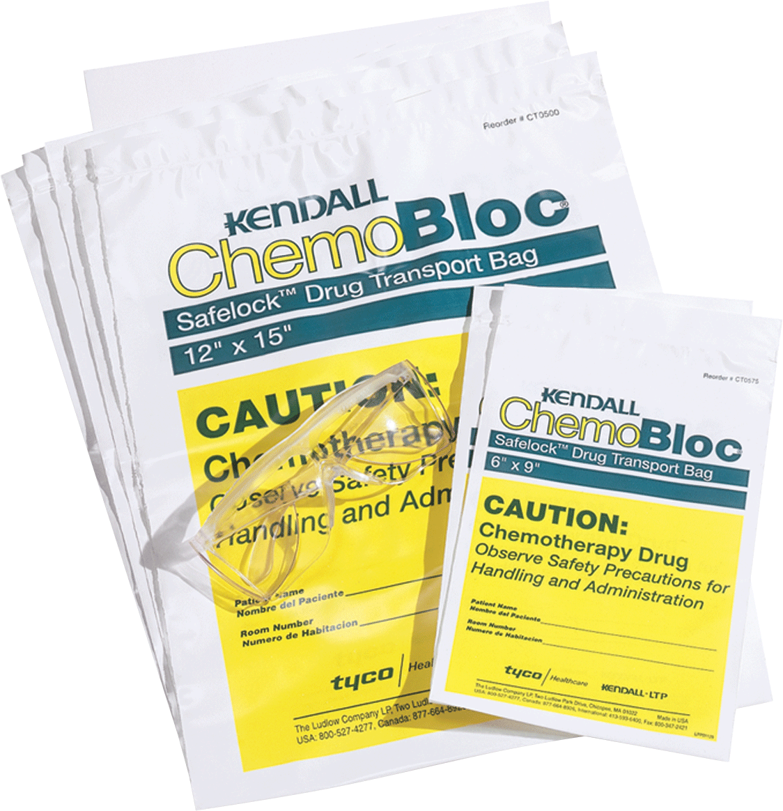 Safelock Chemo Transport Bag 12" x 15" 250 Case